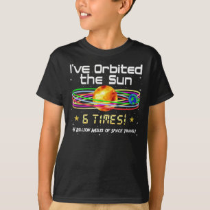 Sexto cumpleaños! 6.ª Orbita del Sol. Camiseta de 
