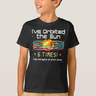 Sexto cumpleaños! 6.ª Orbita del Sol. Camiseta de