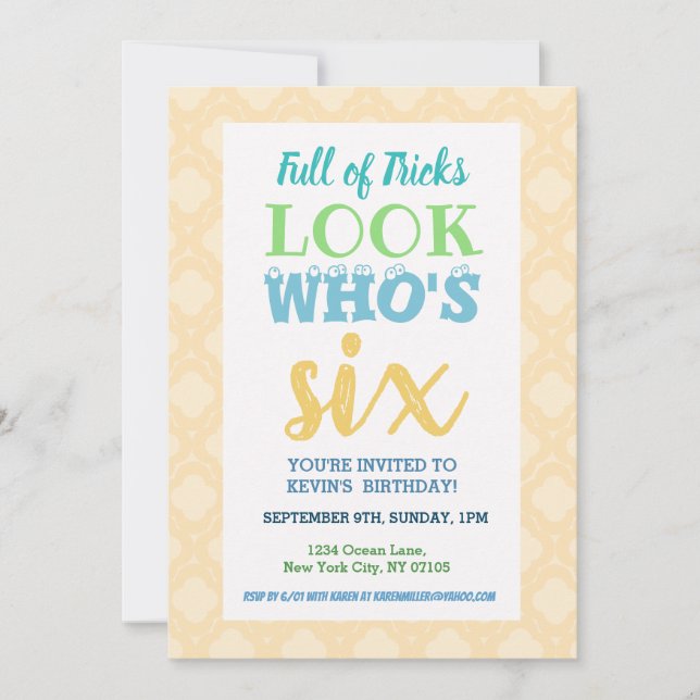 Sexto Día de Invitación (Anverso)