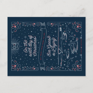 SEXTO DÍA DE NAVIDAD / Tarjeta Postal de Navidad