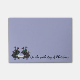 Sexto día de notas del Poste-it® del navidad