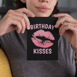 SEXY BIRTHDAY BESÓ TARJETA ROMÁNTICA DE GREETING