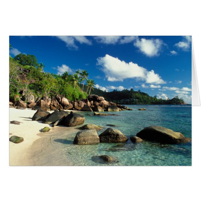 Seychelles, la isla Mahe, la playa Anse Royale. 3 (Anverso (Horizontal))