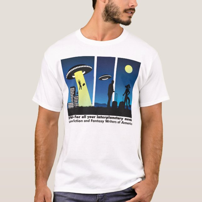 SFWA -- Camiseta interplanetaria (Anverso)