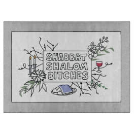 ¡Shabbat Shalom B!$@#s! Tabla de cortar