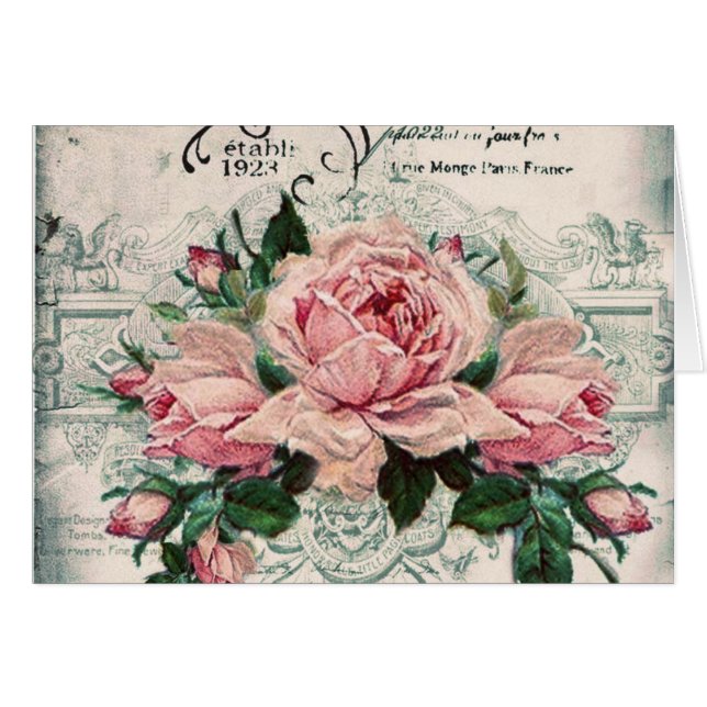 shabby chic, desoupage, victoriano, moda francesa, (Anverso (Horizontal))