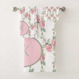 Shabby Chic Pink Rose Floral