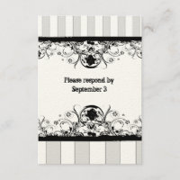 Shabby Old West rsvp con sobres