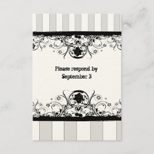 Shabby Old West rsvp con sobres