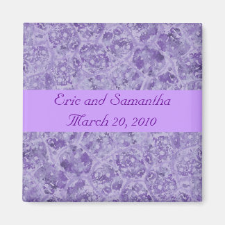 Shades of Purple Salven los imanes de la boda de l