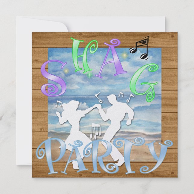 Shag - Invitación a la fiesta de baile (Anverso)