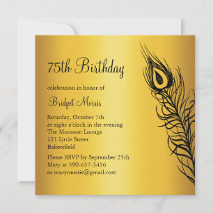 Shake Your Tail Feathers Birthday Invitación al or