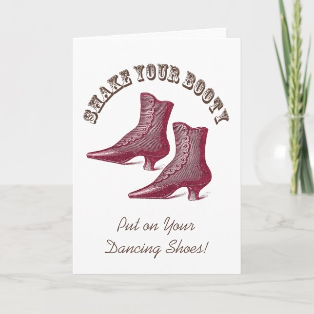 Shake Your (Victorian) Booty - Invitación a bailar (Anverso)