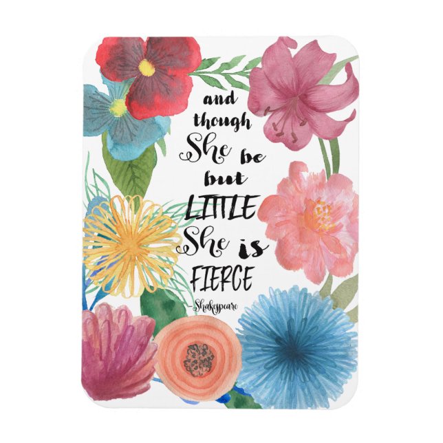 Shakespeare cita que es un imán pequeño y fuerte (Vertical)