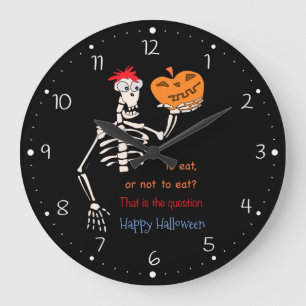 Shakespeare en el reloj grande de Halloween