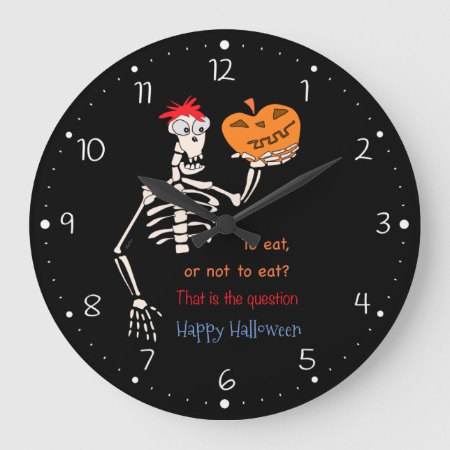 Shakespeare en el reloj grande de Halloween (Anverso)