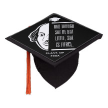 Shakespeare Es Fierce Cita College Grad Cap