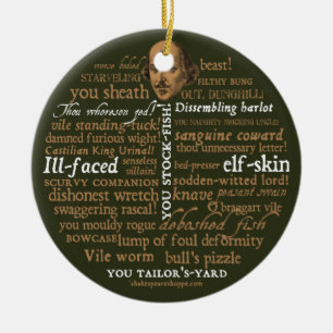 Shakespeare insulta el ornamento