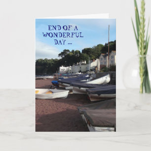 Shaldon, Fin de un día maravilloso - Tarjeta de cu