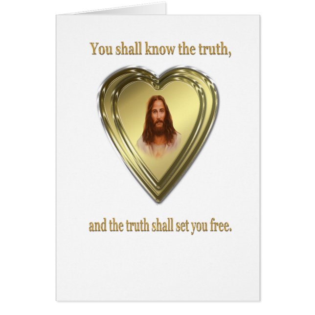 Shall know the truth (Frente)