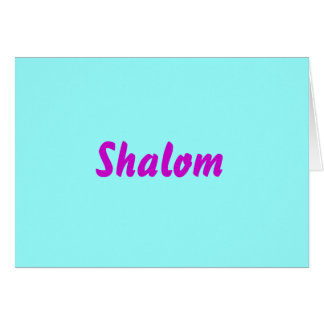 Shalom (espacio en blanco dentro)