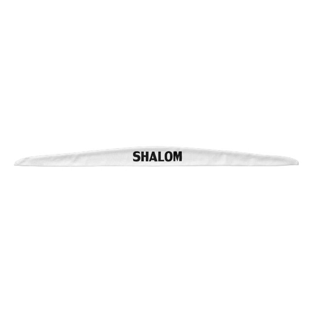 Shalom, Paz negro blanco minimalista moderno simpl (Anverso)
