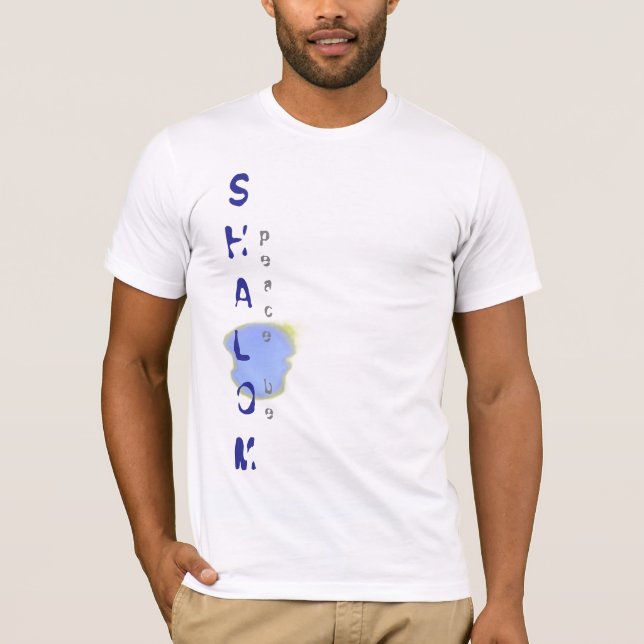Shalom- Paz sea: camiseta (Anverso)