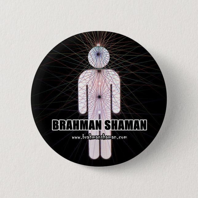 SHAMAN del BRAHMAN - botón de Chakra (Anverso)