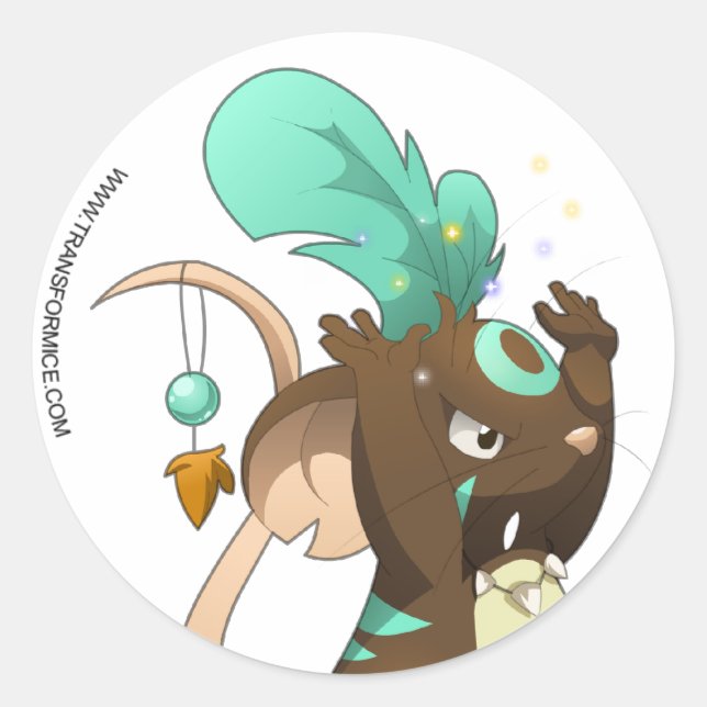 Shaman Pegatina (Anverso)