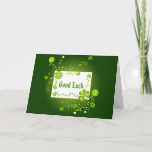 Shamrock and Good Luck - Tarjeta