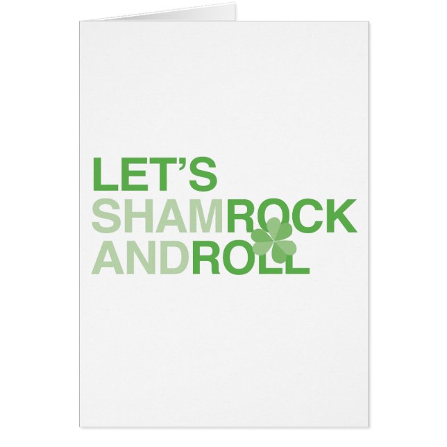 Shamrock and Roll (Frente)