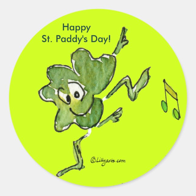 Shamrock and Roll 05 Pegatina (Anverso)