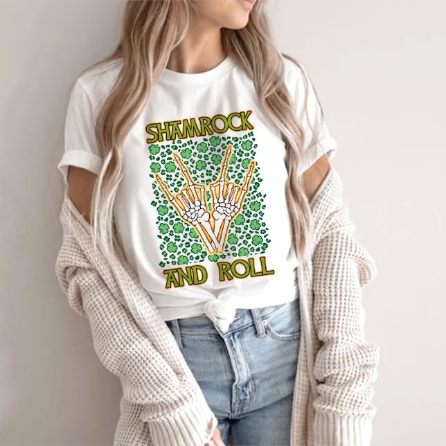 Shamrock and Roll, camiseta del día de Pattrick (Subido por el creador)