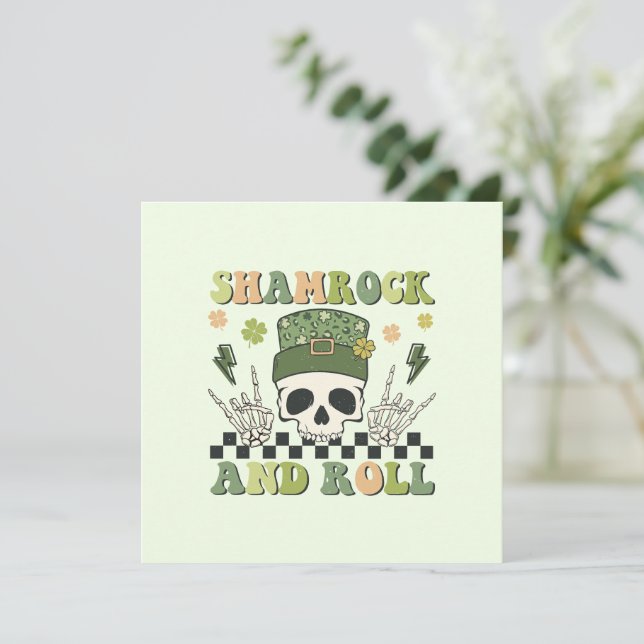 Shamrock and Roll - Skeleton Clover (Anverso de pie)