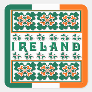 Shamrock Circle ~ pegatina