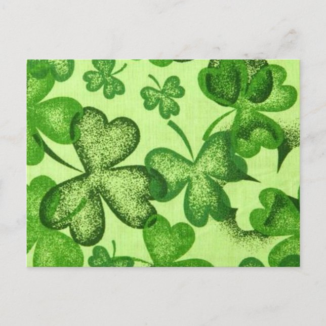 Shamrock - Invitación postal (Anverso)