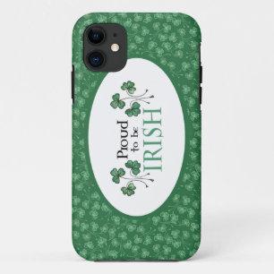 Shamrock verde orgulloso de ser Funda irlandés de 