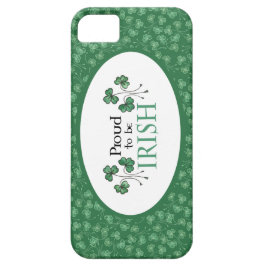Shamrock verde orgulloso de ser Funda irlandés de 