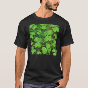 Shamrock verde St Patrick's Day camiseta básica os