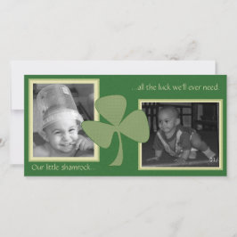 Shamrock verde y oro