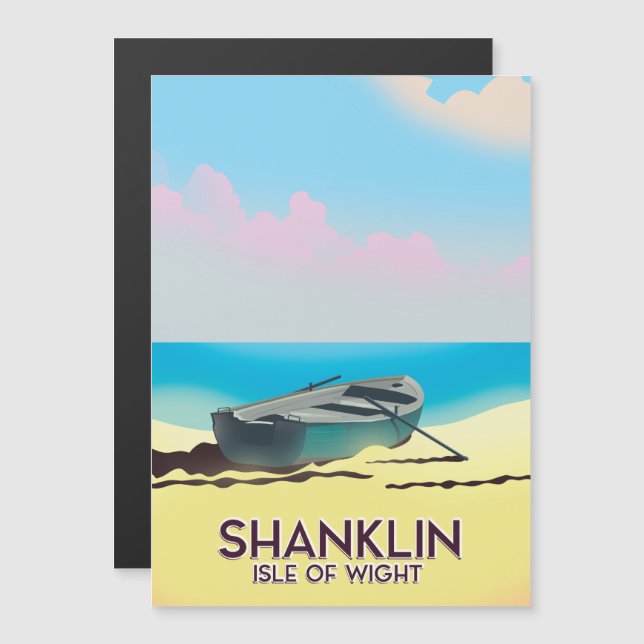 Shanklin, poster de viaje de la isla de Wight (Anverso/Reverso)
