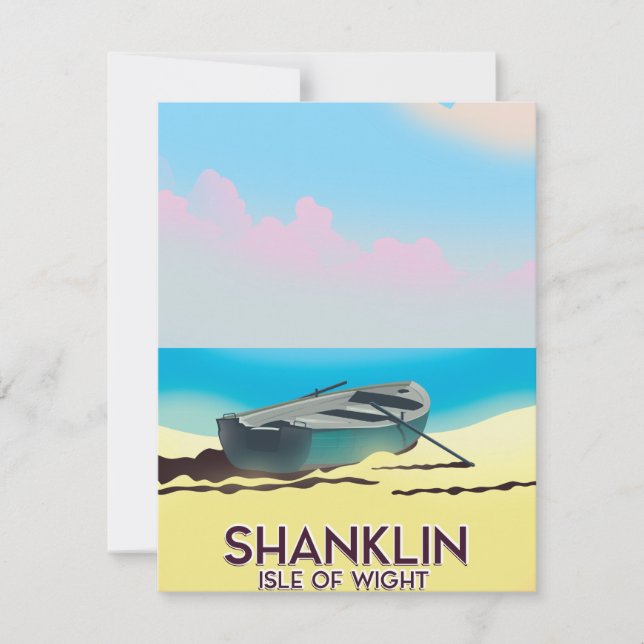 Shanklin, poster de viaje de la isla de Wight (Anverso)