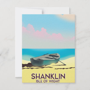Shanklin, poster de viaje de la isla de Wight
