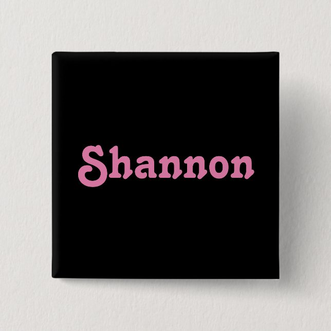 Shannon de botón (Anverso)