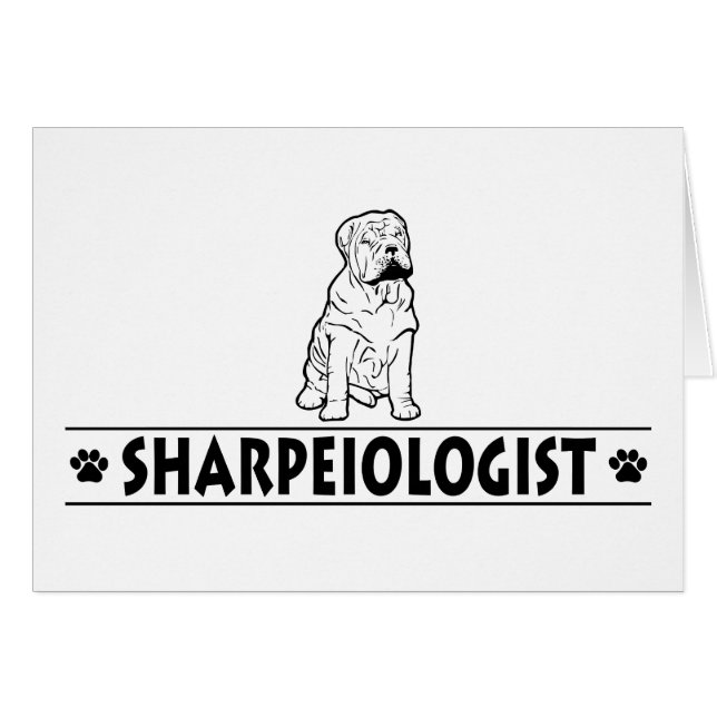 Shar-Pei chino humorístico (Anverso (Horizontal))