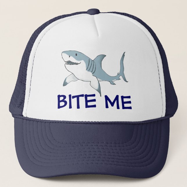 Shark Bite Me gorra (Anverso)