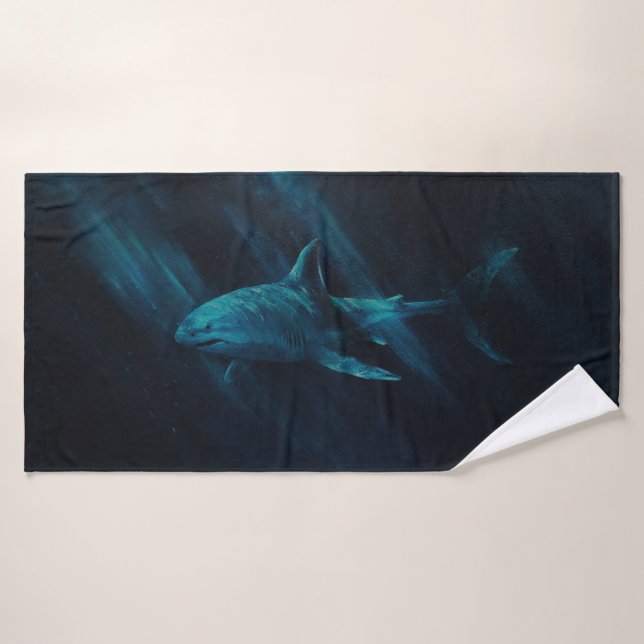 Shark (original) 30 X 60 Bath Towel (Toalla de baño)