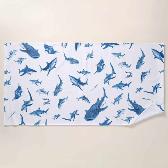 Sharks & Manta Rays｜Ocean Art Design (Anverso)