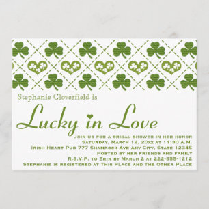Sharmock e invitaciones nupciales de la ducha de