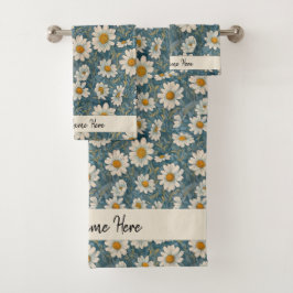 Shasta Daisy Dorm Bath Toalla Set